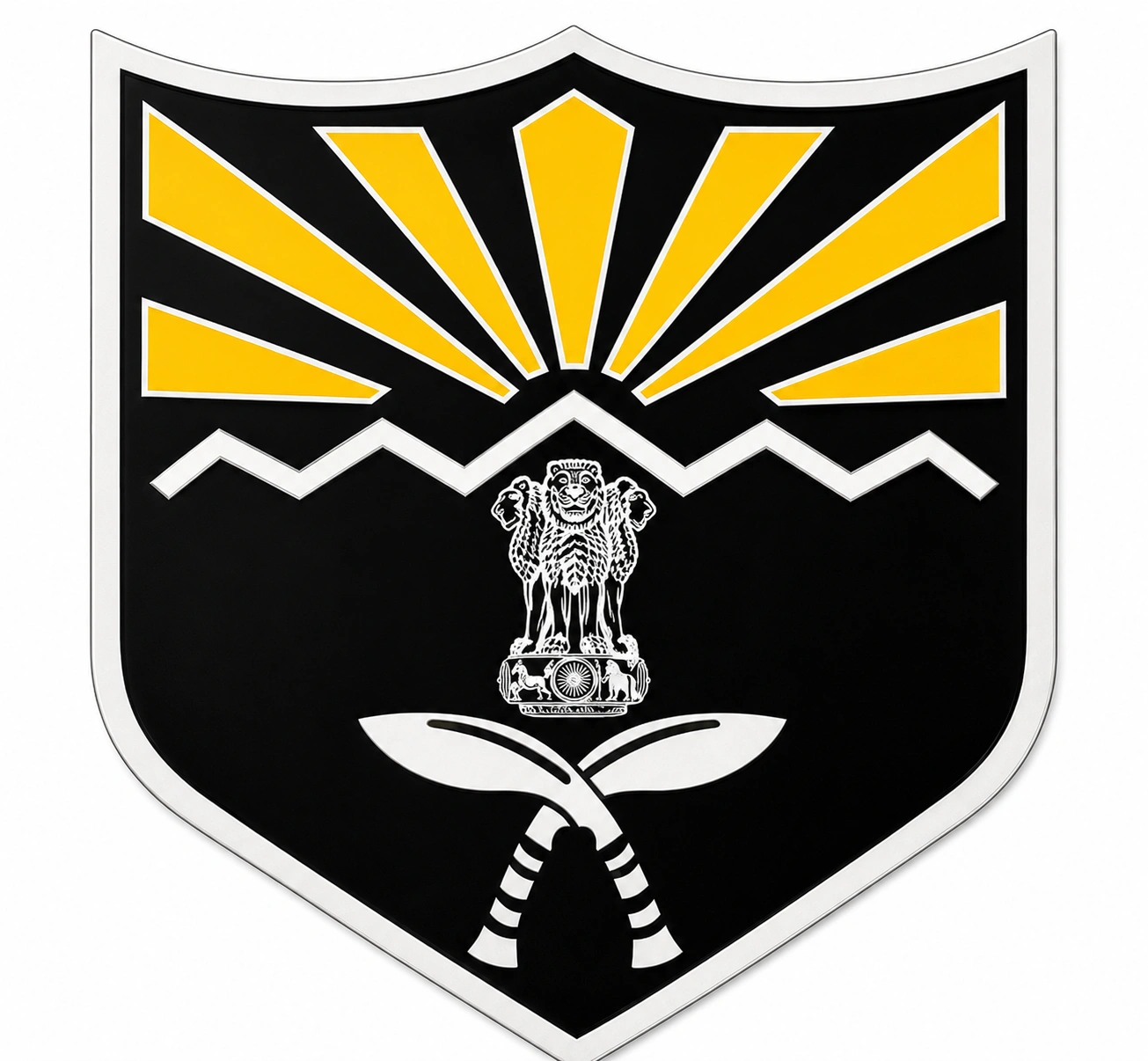 Military Crest Etching Plate
